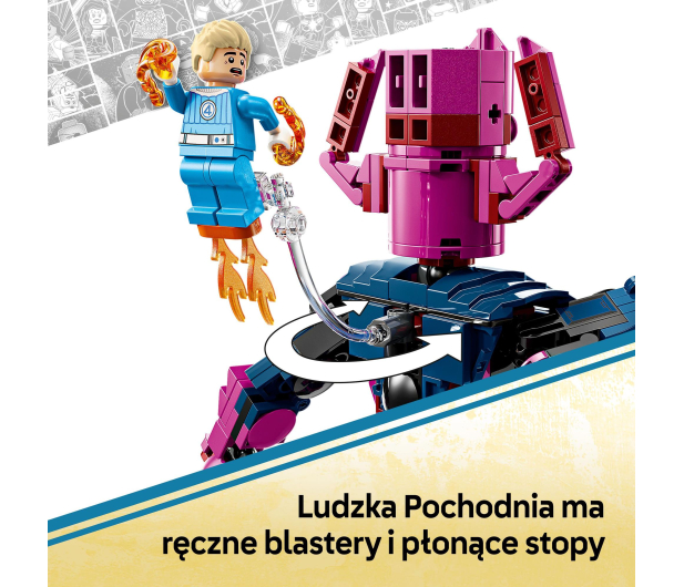 LEGO Marvel 76316 Figurka Fantastycznej Czwórki kontra Galactus - 1308223 - zdjęcie 6
